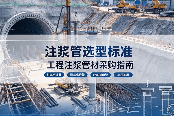 岷县注浆管选型标准