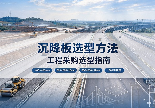 岷县沉降板选择方法